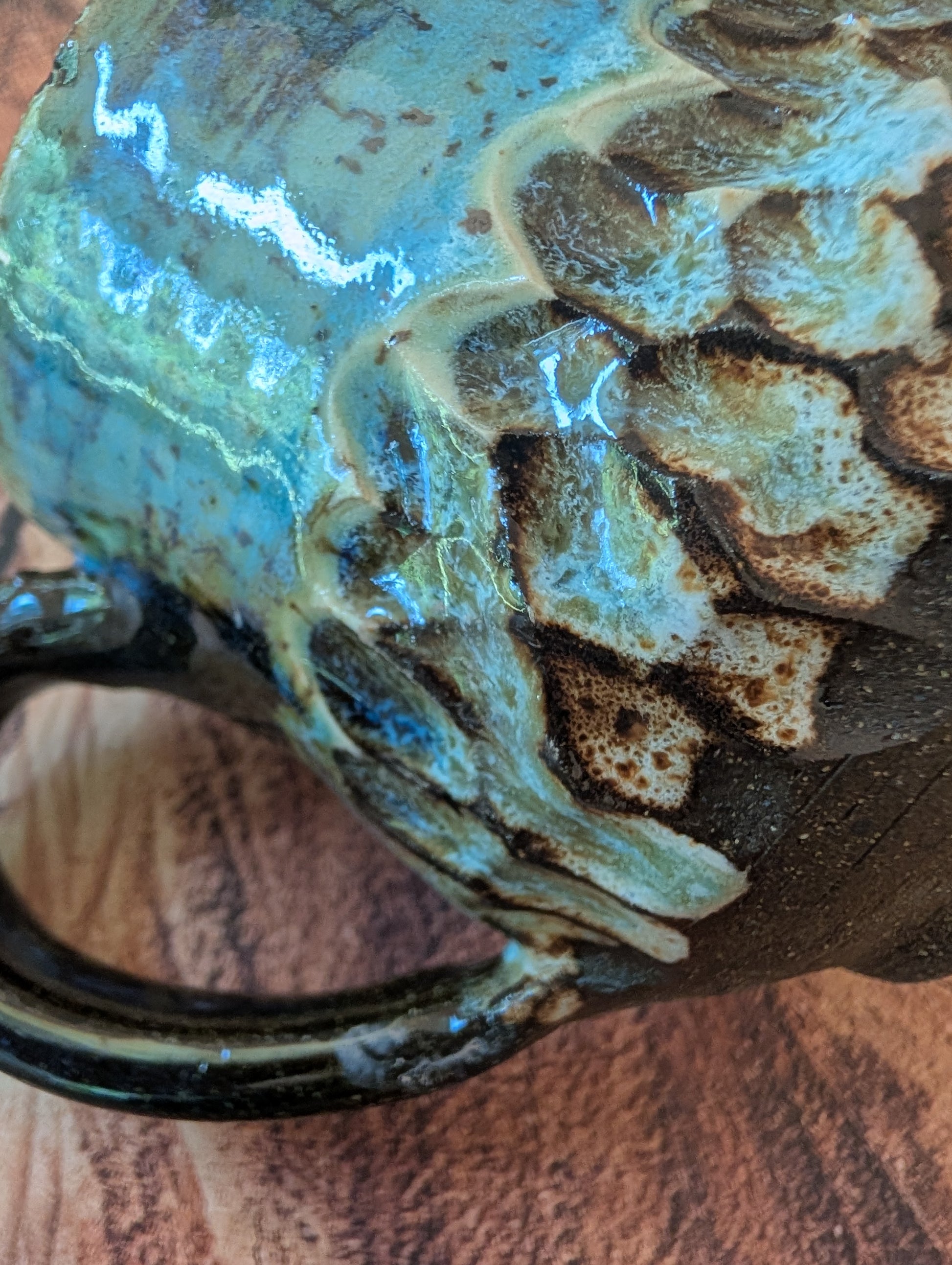 Rustic Blue Wide Mouth on the Rocks