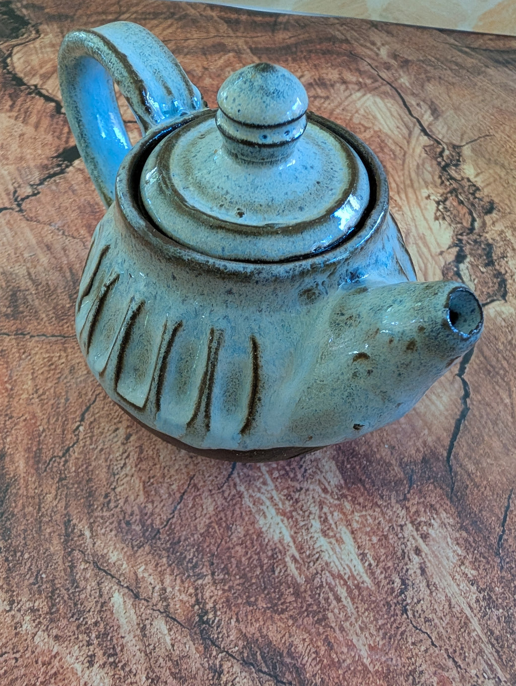 Small Earl Grey Thick Lines Tea Pot