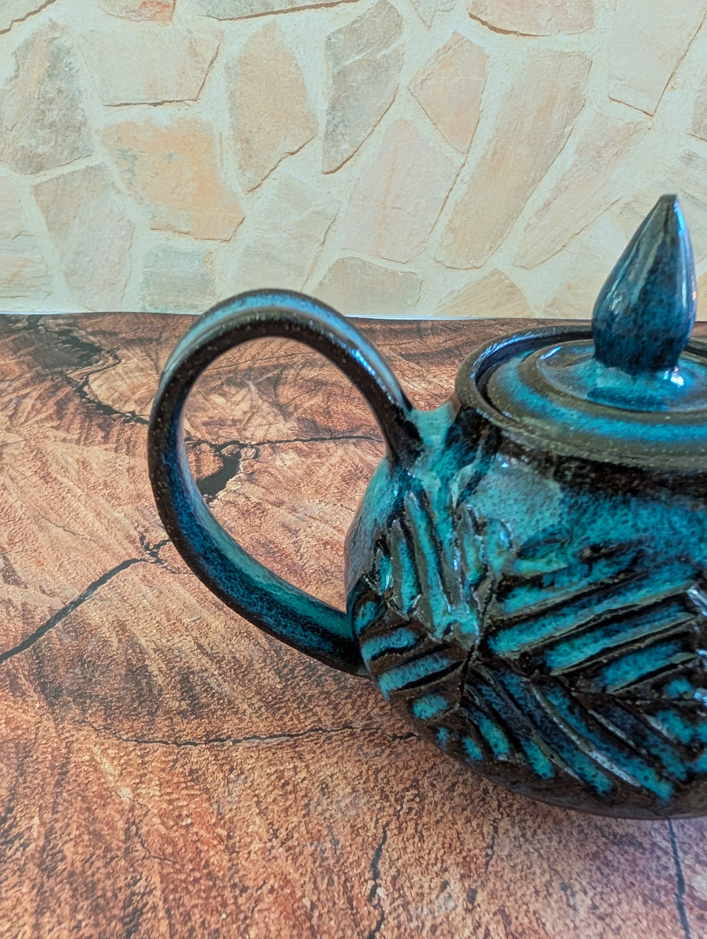 Small Bio Lum Criss Cross Tea Pot