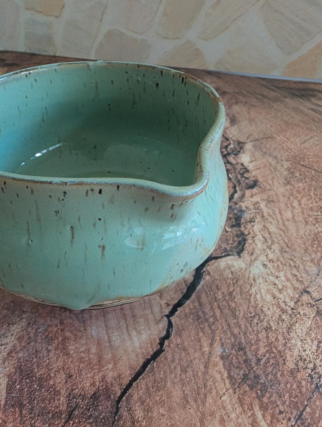 Matcha Bowl Sea Foam Wave