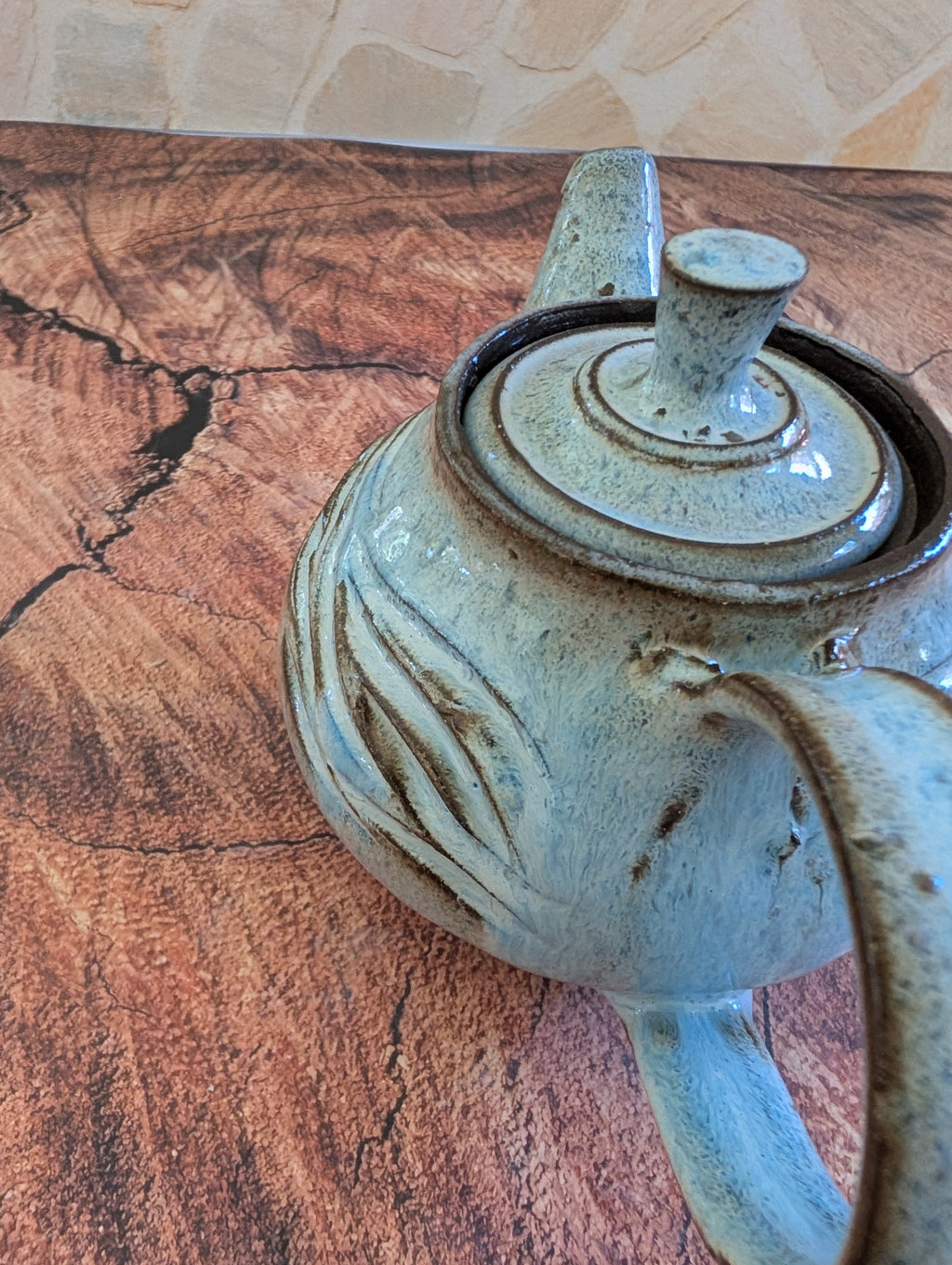 Small Earl Grey Wave Tea Pot