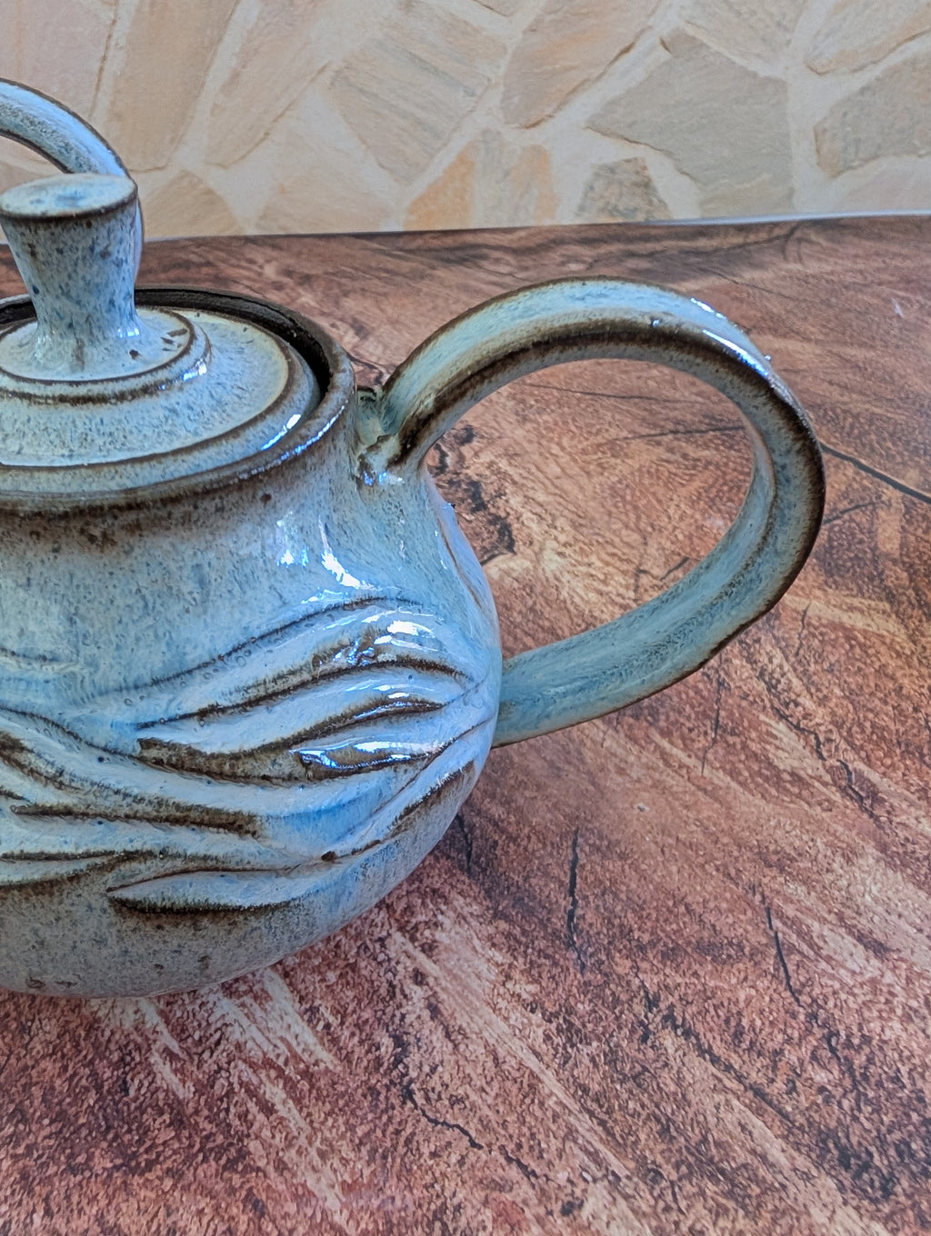Small Earl Grey Wave Tea Pot