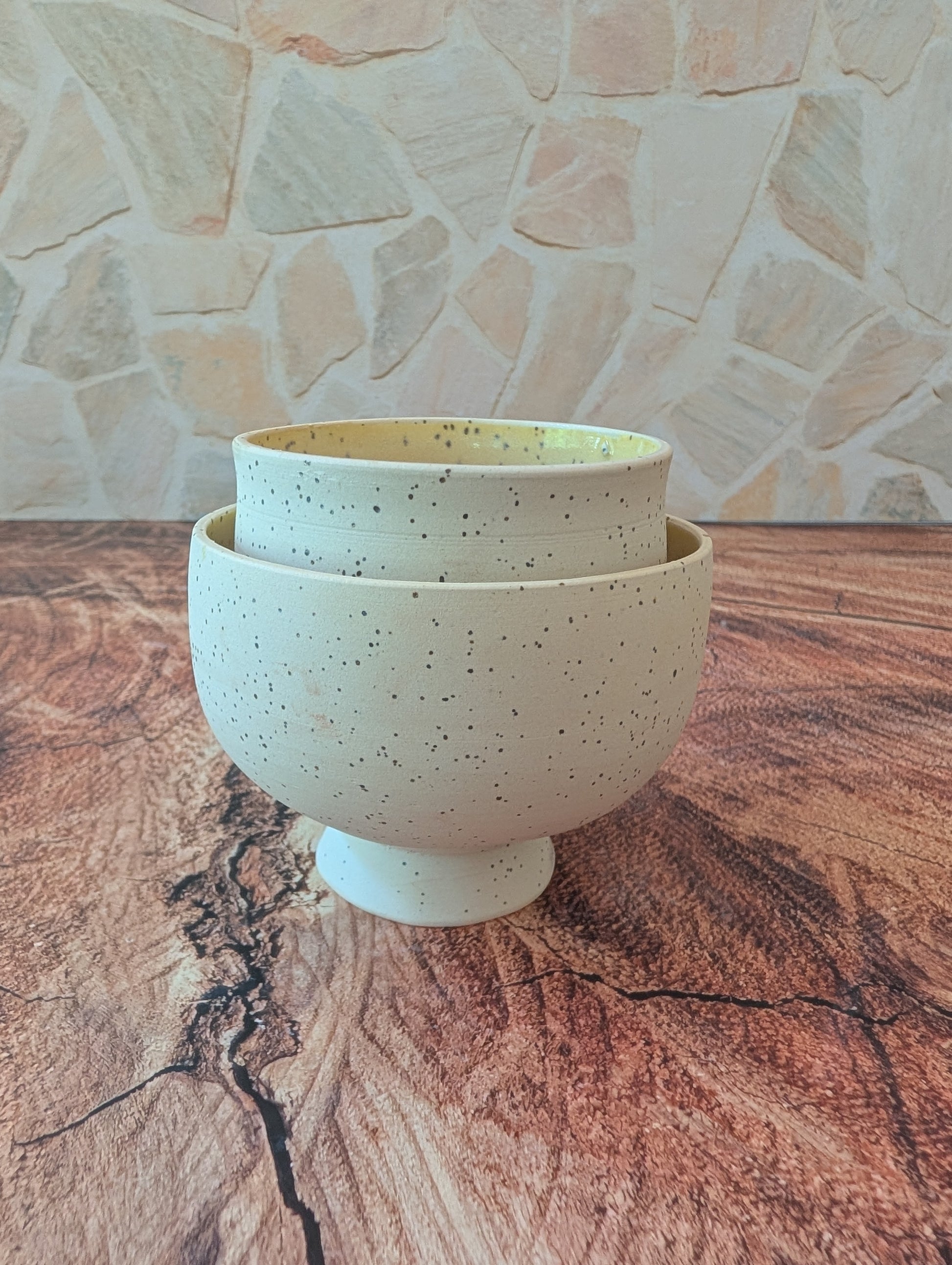 Canary Pedestal Matcha Set