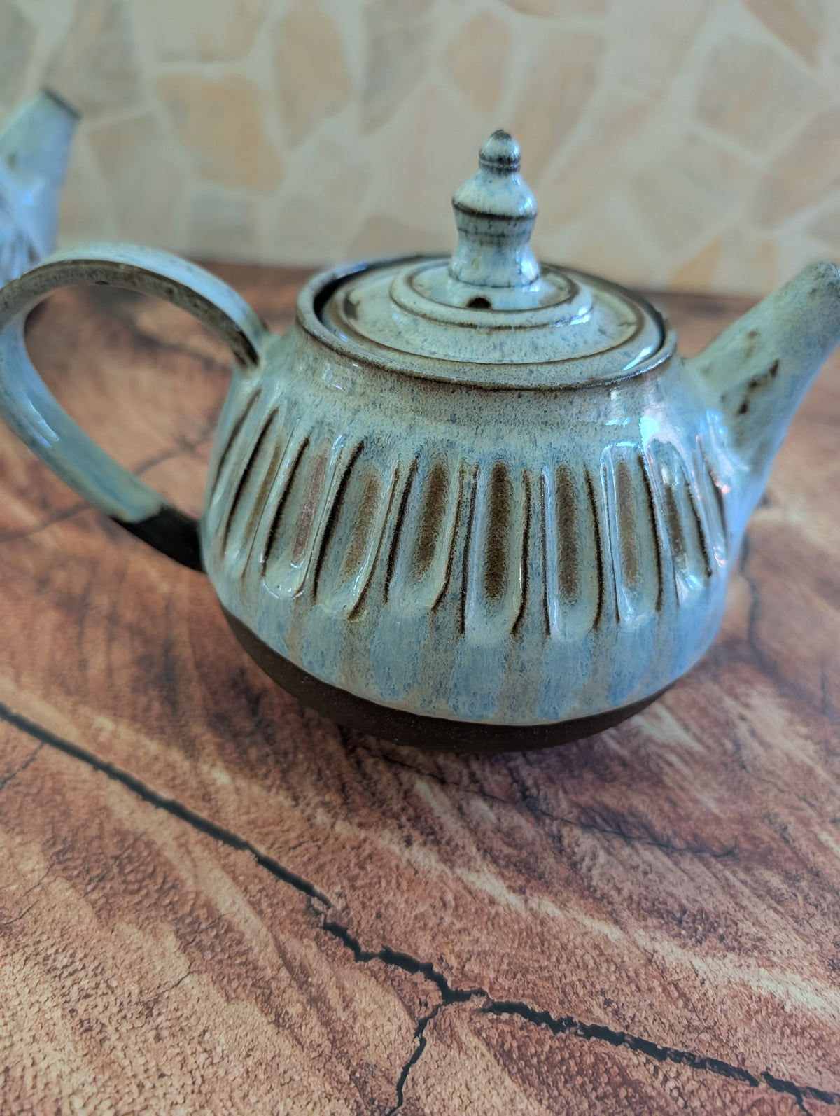 Large Earl Grey Thick Lines Tea Pot
