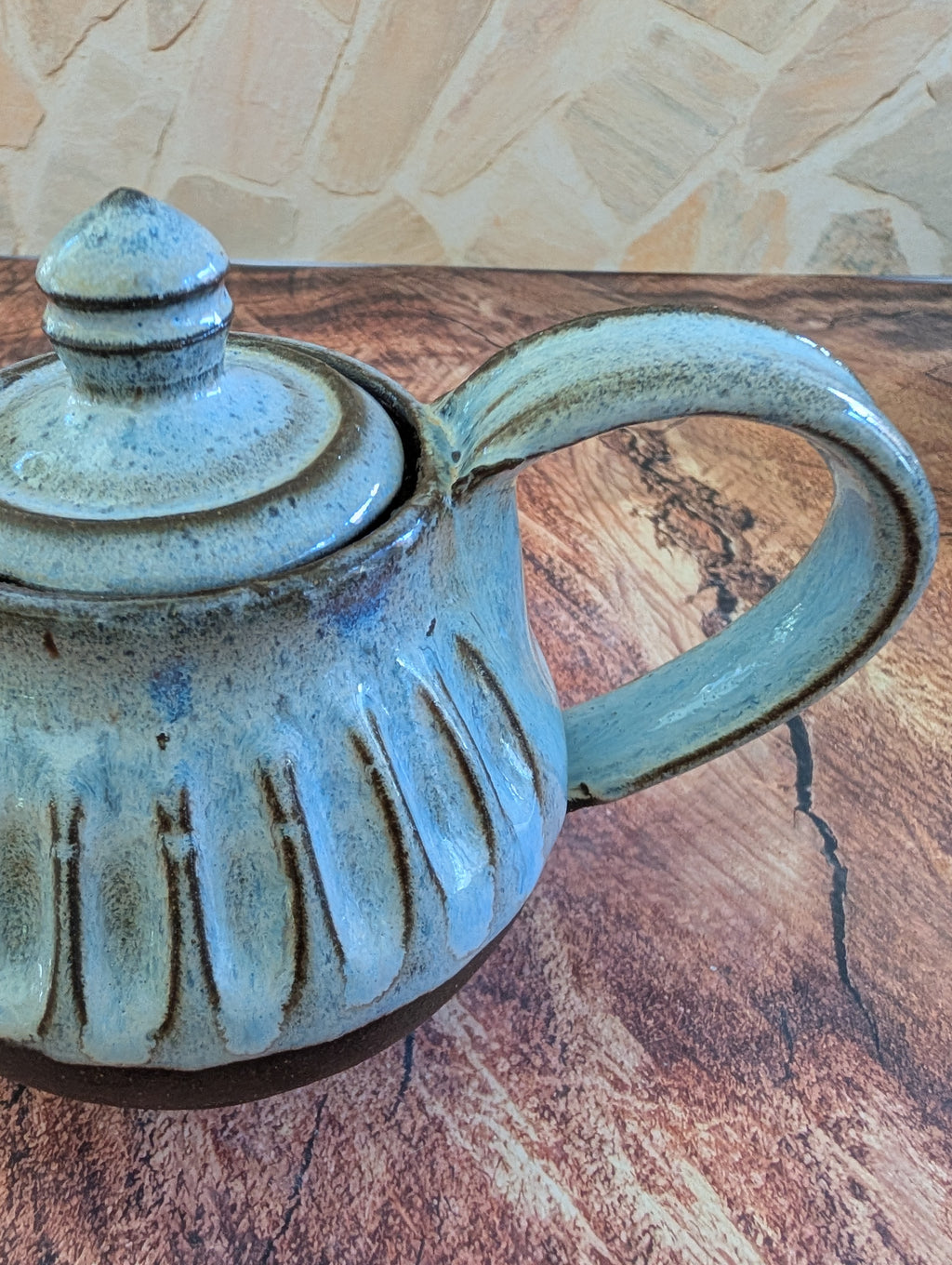 Small Earl Grey Thick Lines Tea Pot