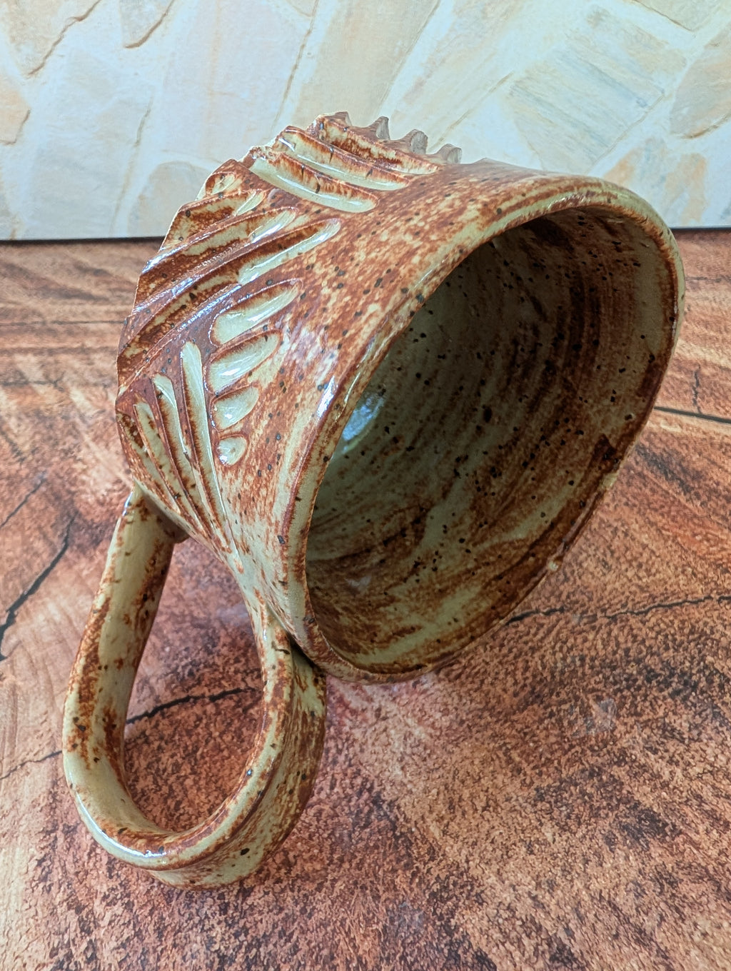 Chai Shortie Criss Cross Wide Mouth Mug