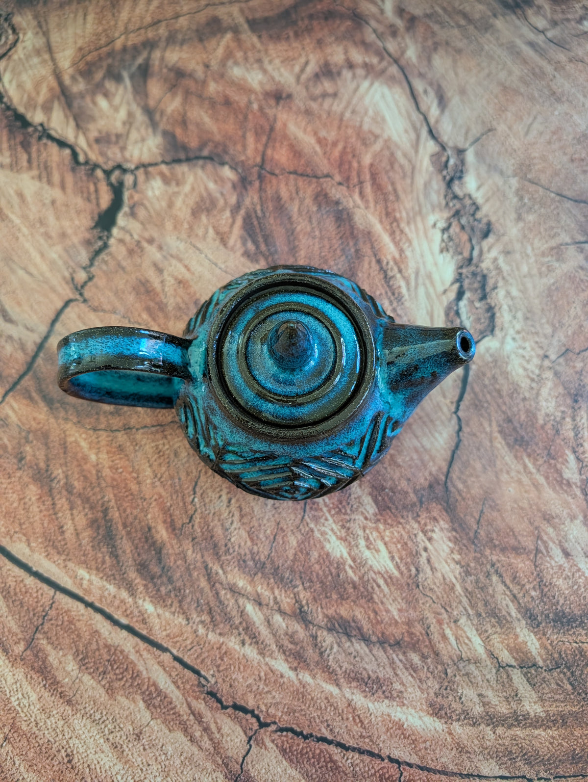 Small Bio Lum Criss Cross Tea Pot