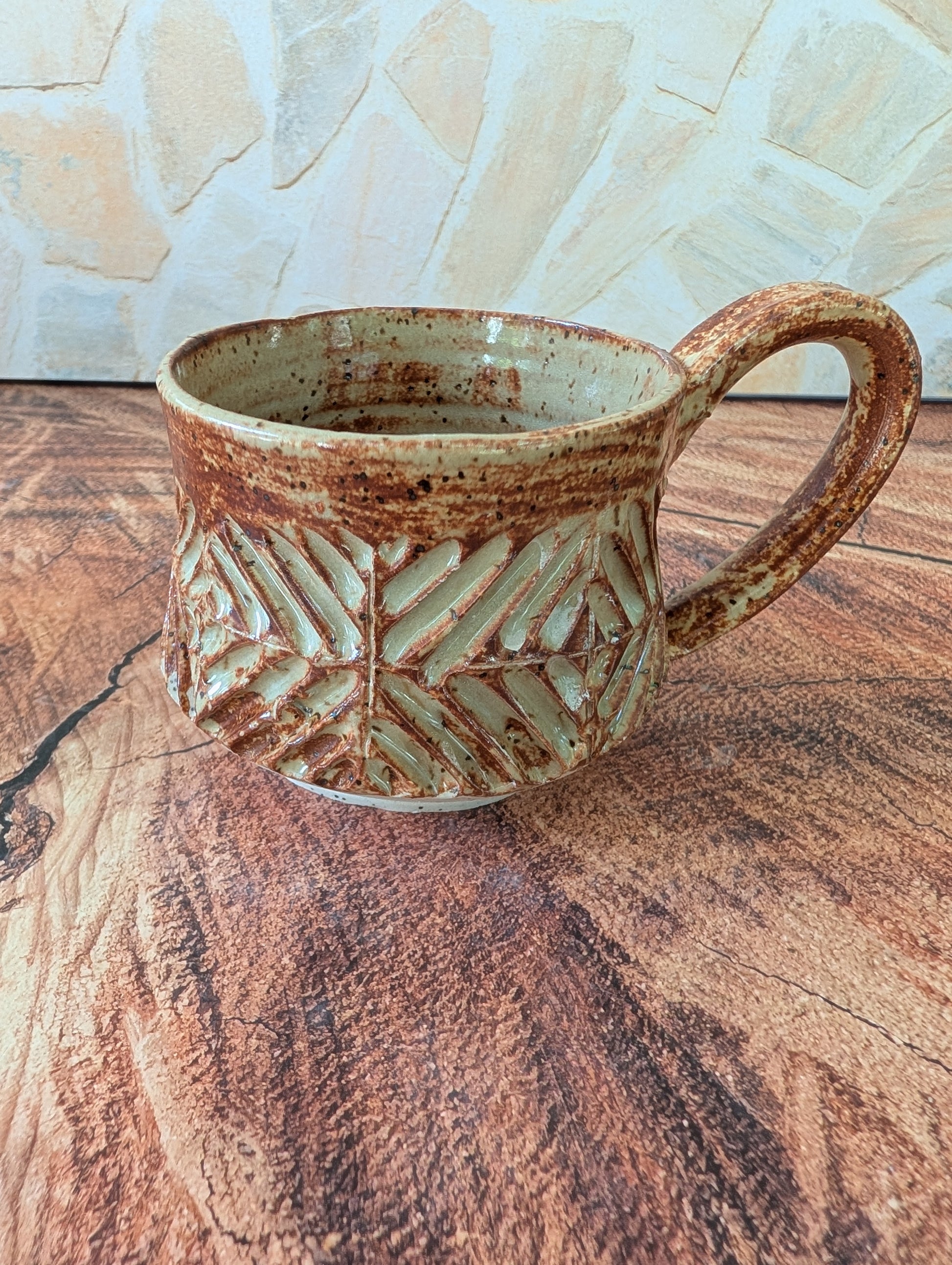 Chai Shortie Diamond Wide Mouth Mug