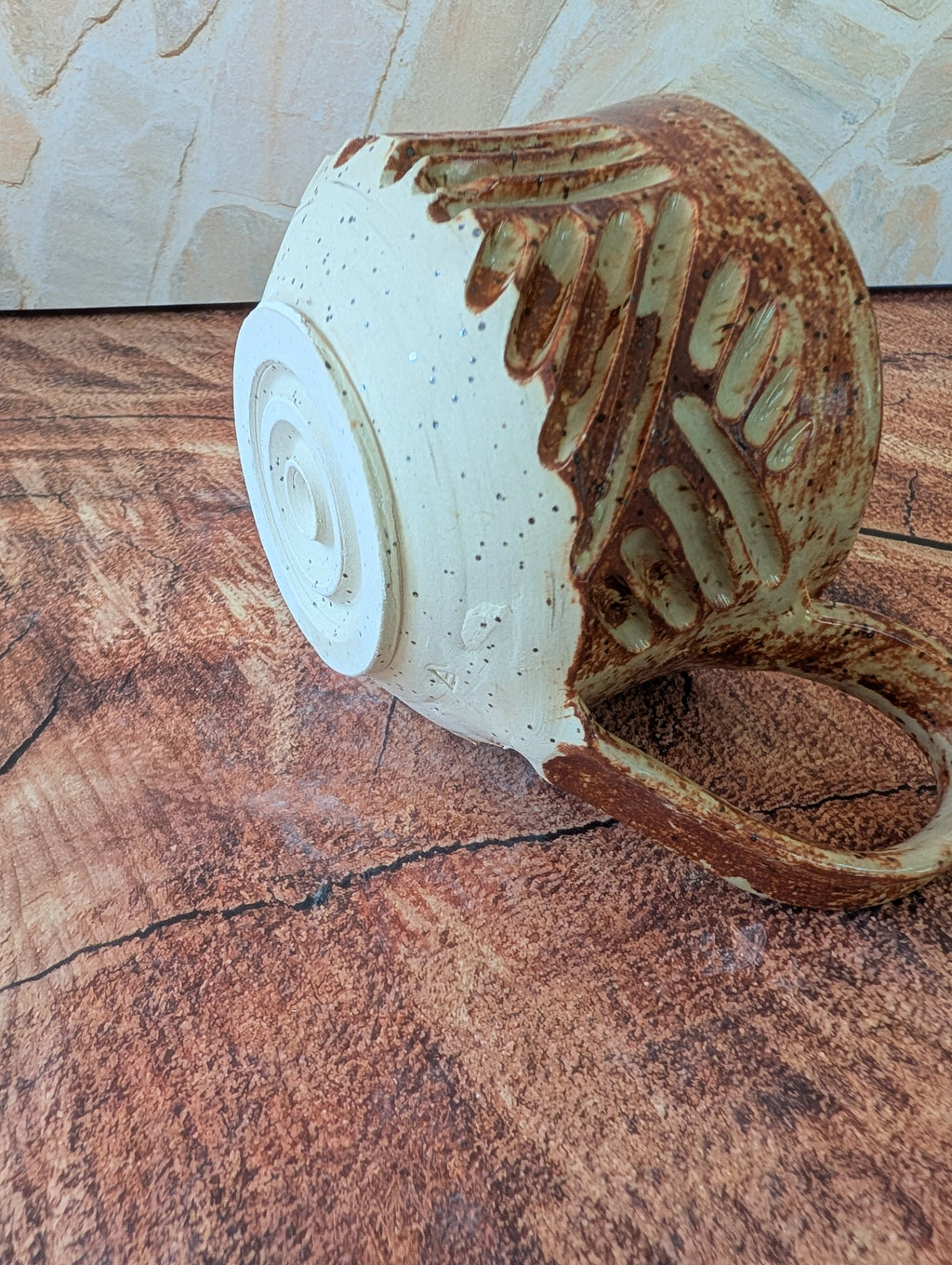 Chai Shortie Criss Cross Wide Mouth Mug