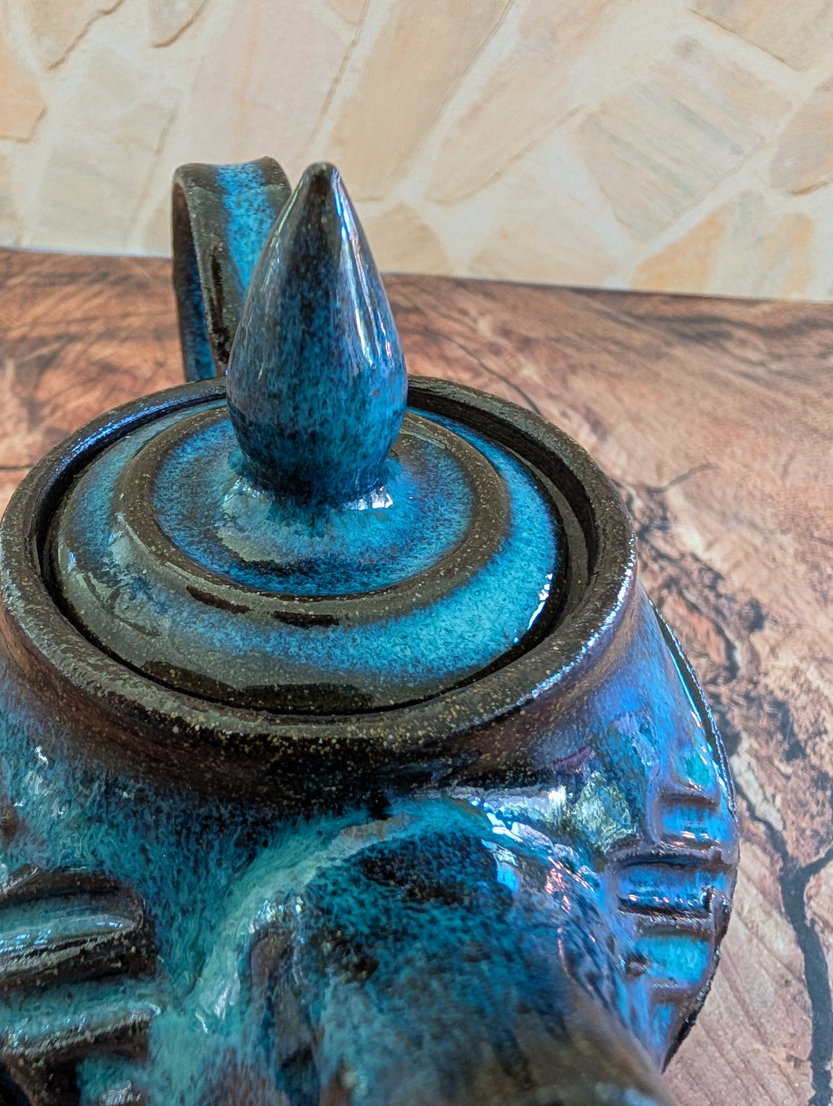 Small Bio Lum Criss Cross Tea Pot