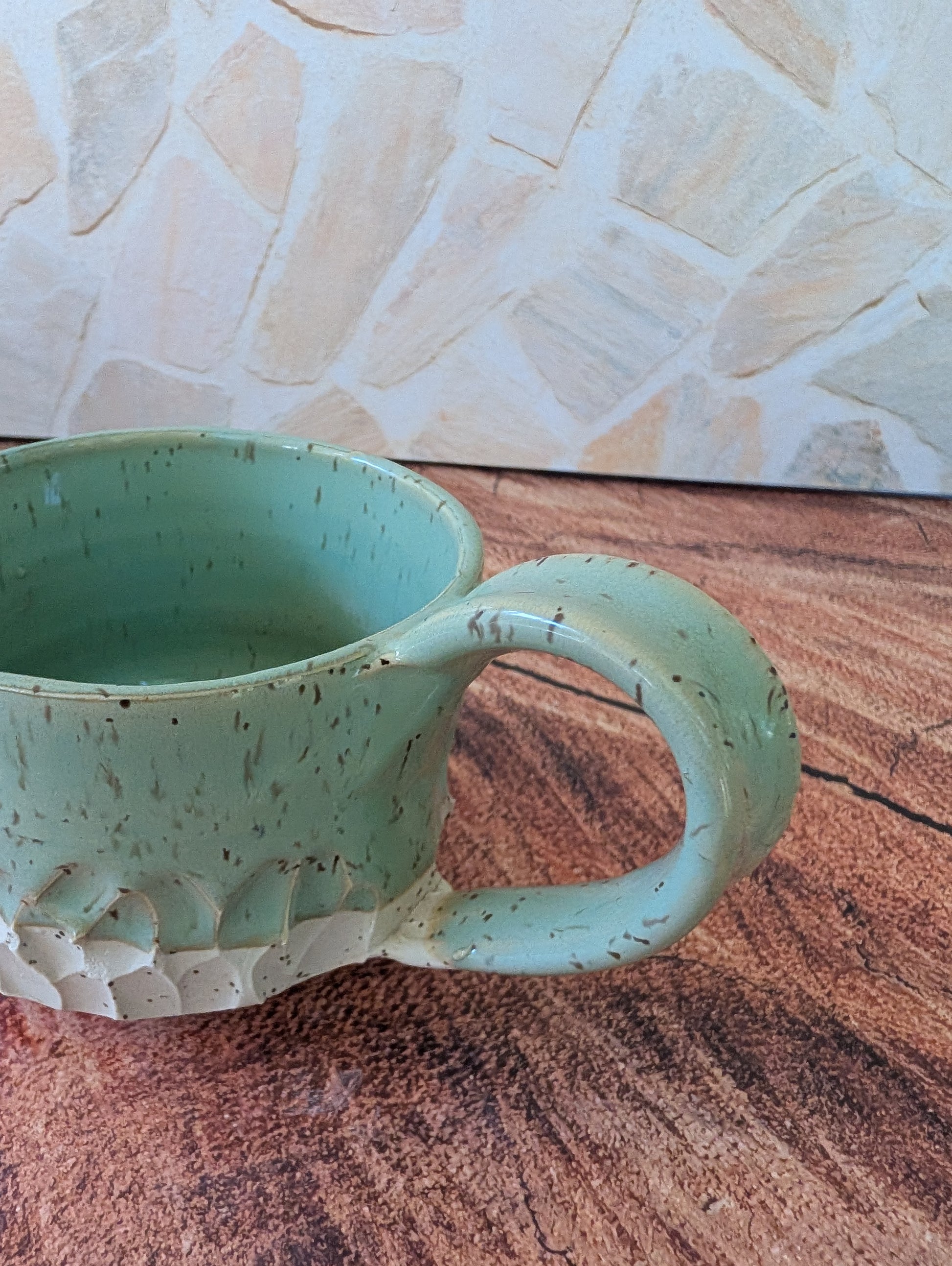 Sea Foam On the Rocks Wide Mouth Mugs