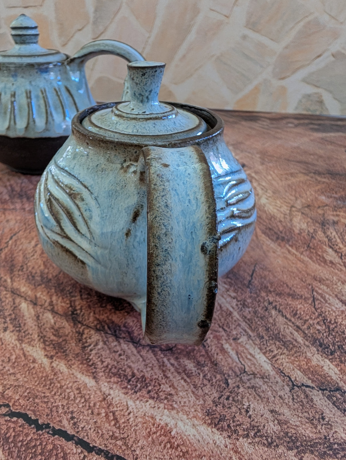 Small Earl Grey Wave Tea Pot