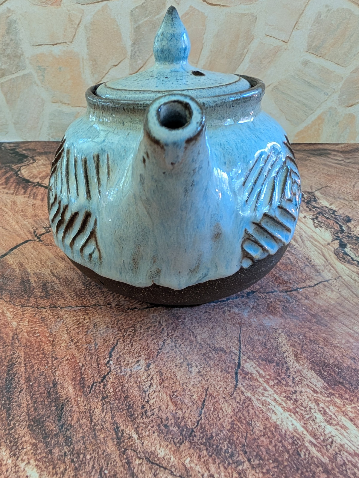 Large Earl Grey Criss Cross Tea Pot