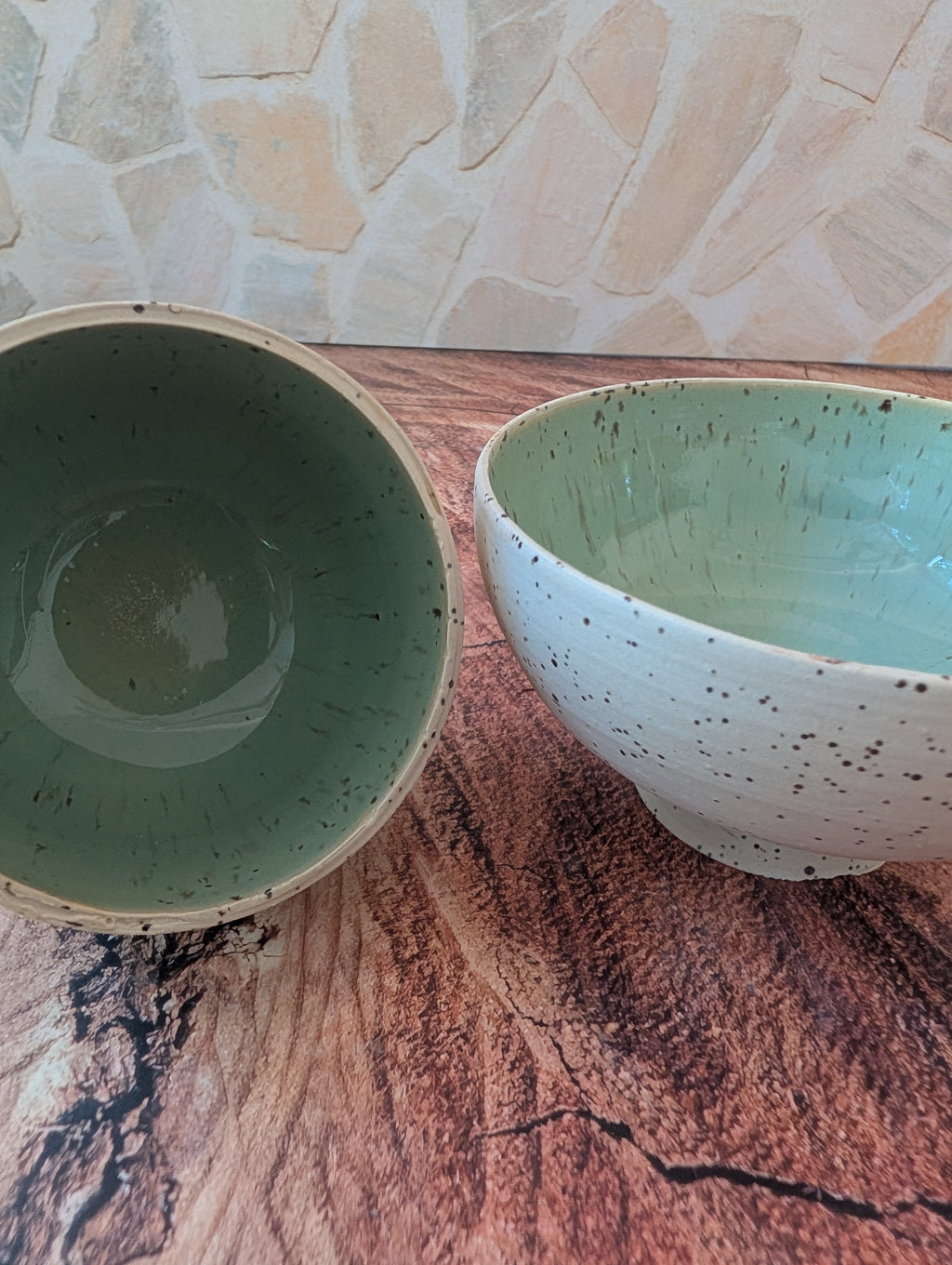 Pedestal Sea Foam Matcha Making Ceramics Set