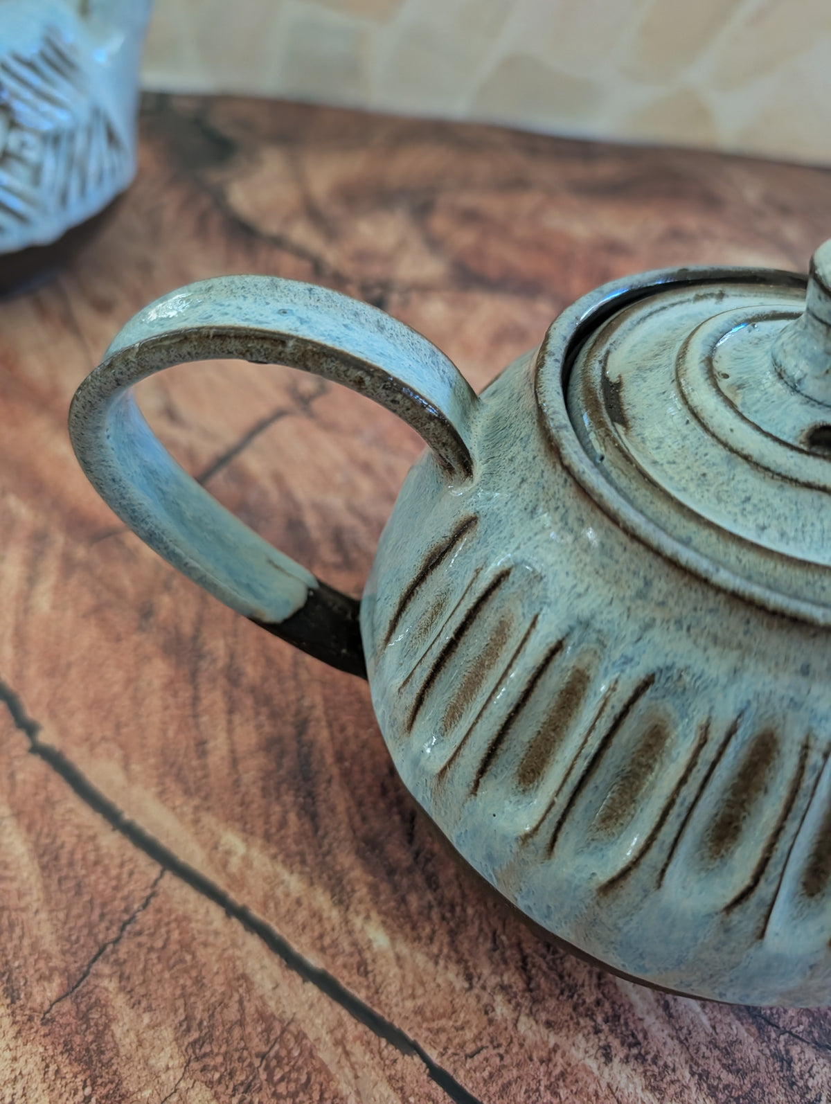 Large Earl Grey Thick Lines Tea Pot