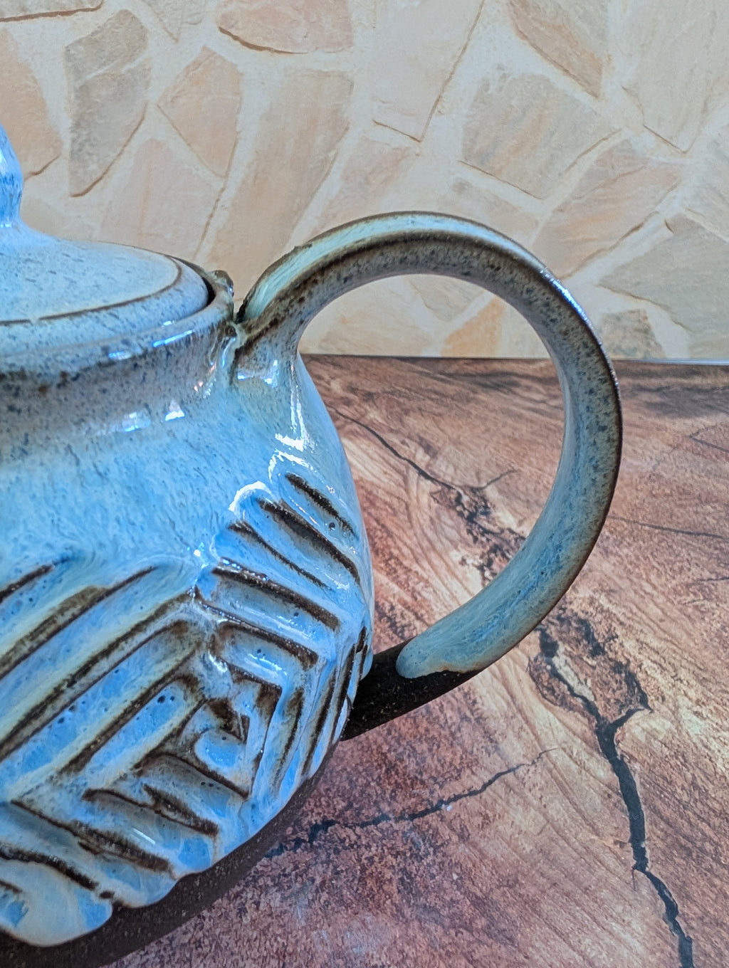 Large Earl Grey Criss Cross Tea Pot