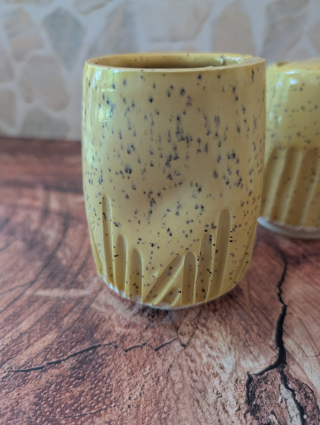 Yellow Adult "Sippy" cups