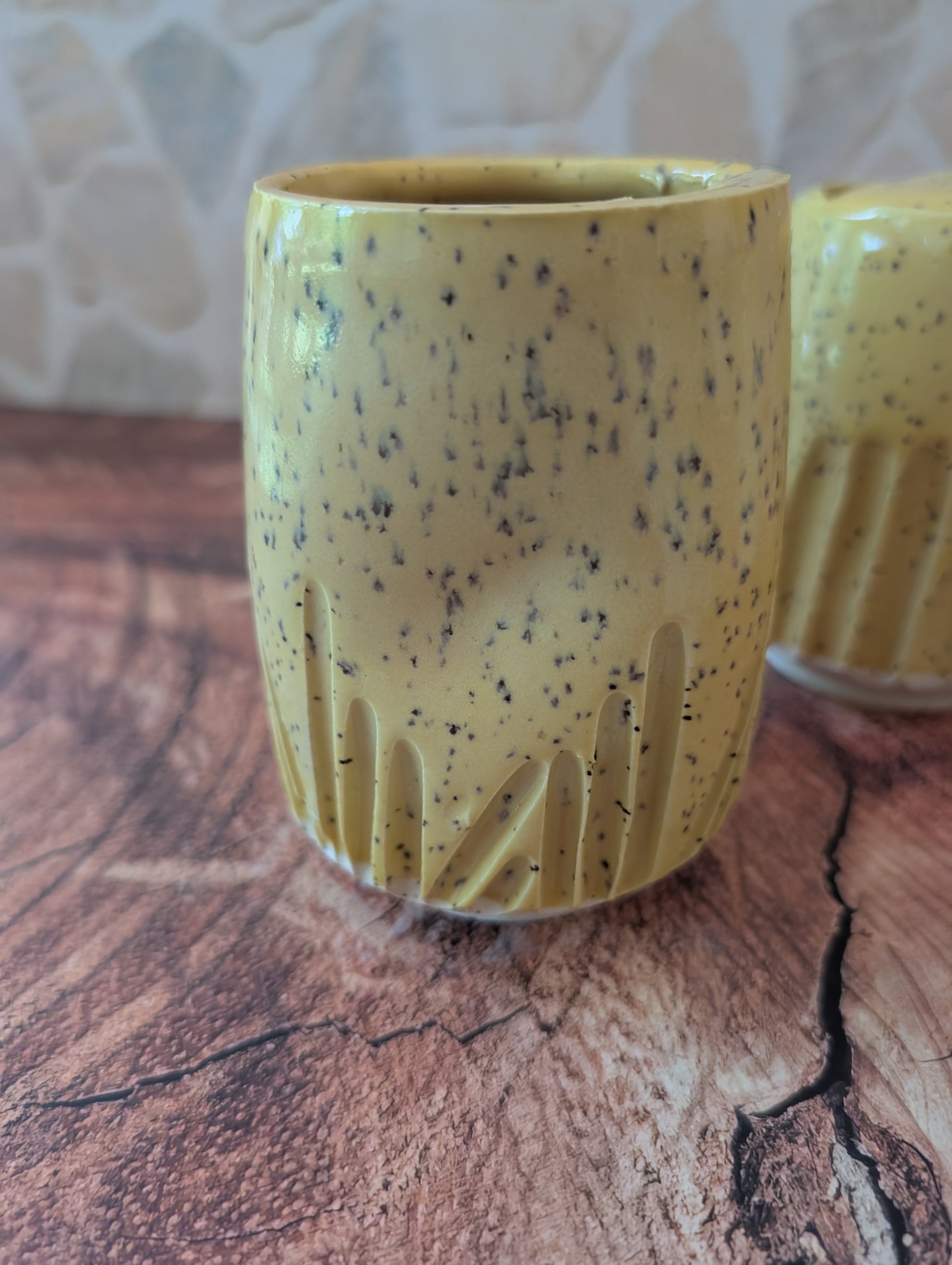 Yellow Adult "Sippy" cups