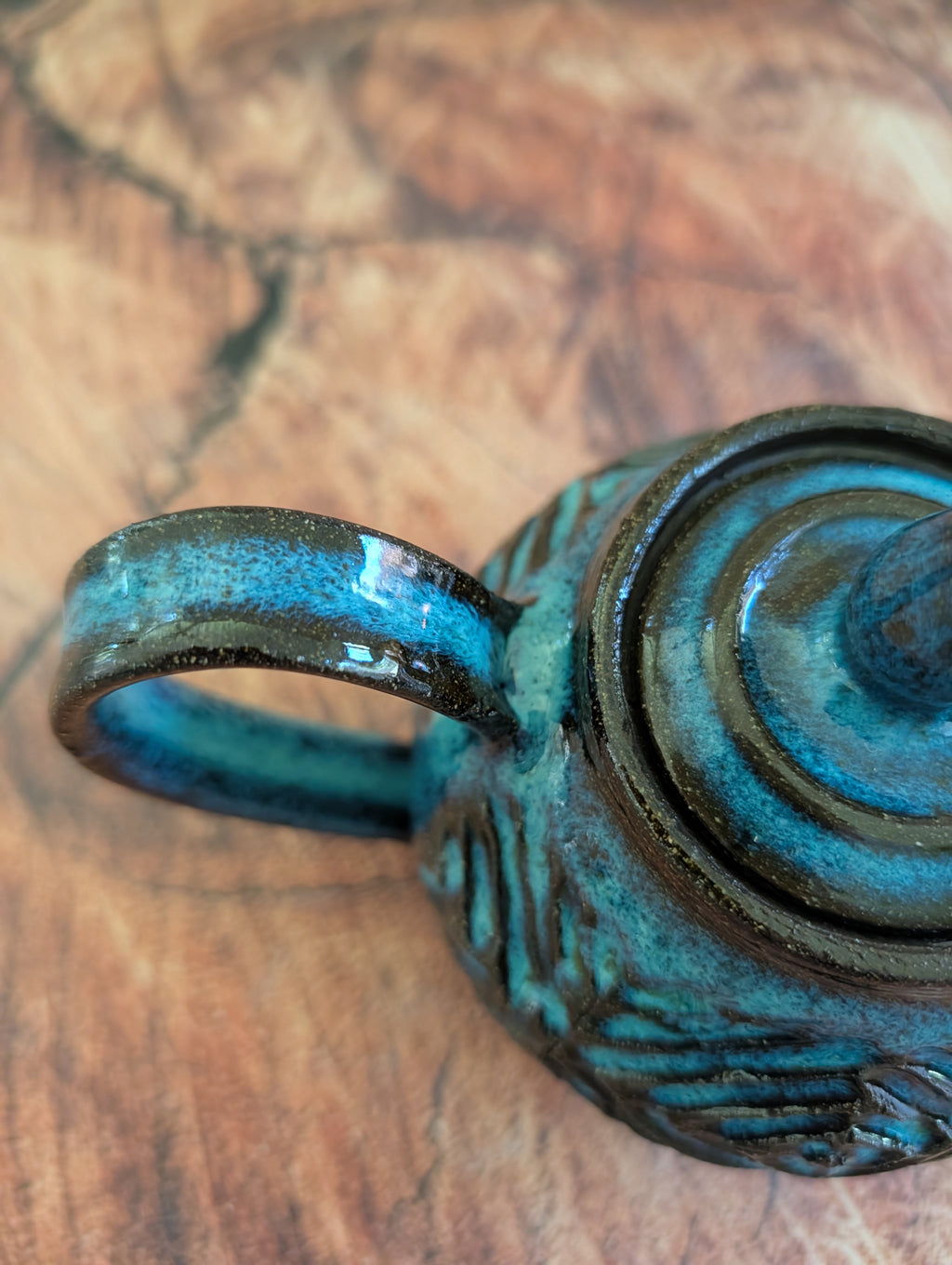 Small Bio Lum Criss Cross Tea Pot
