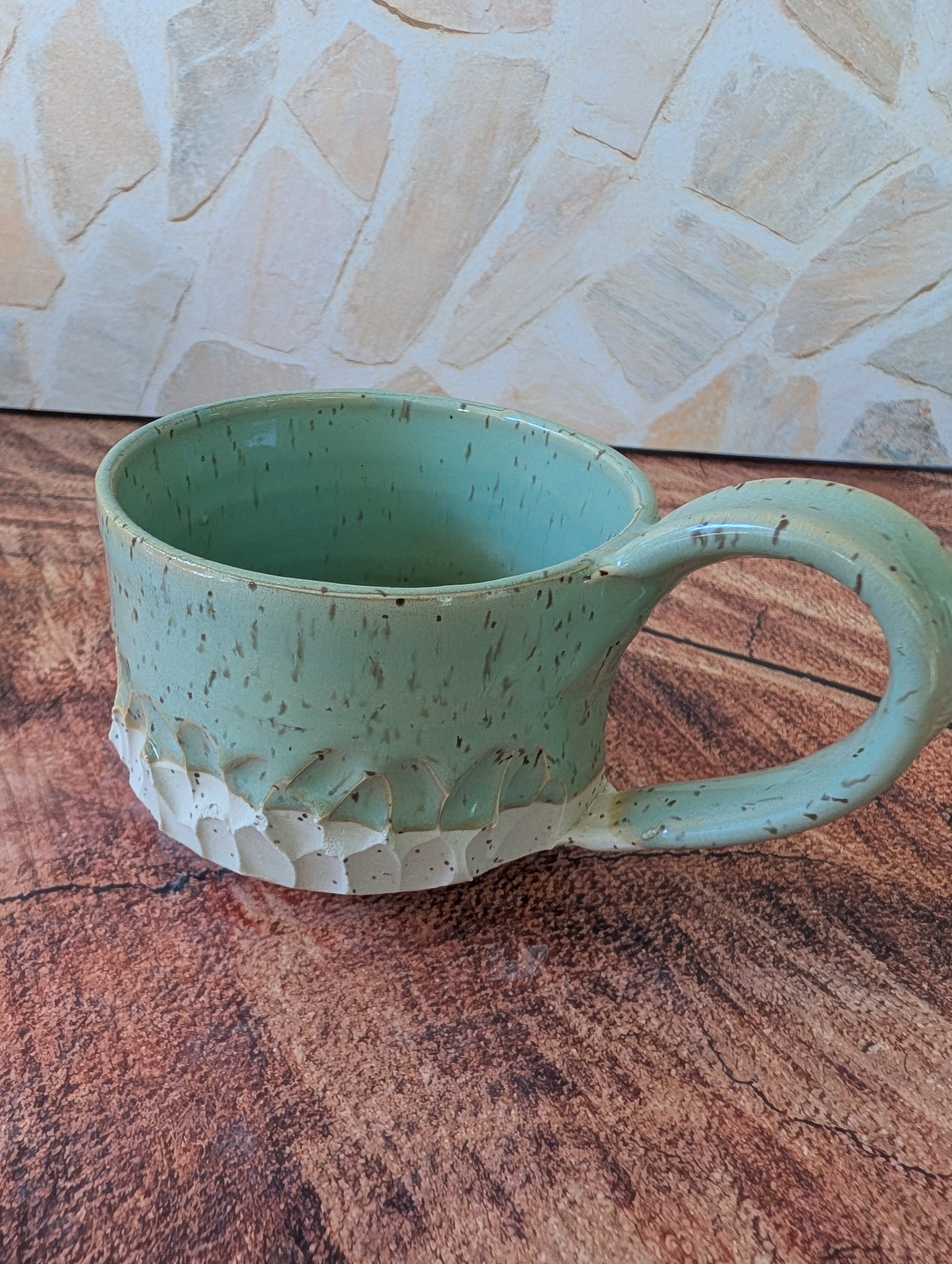 Sea Foam On the Rocks Wide Mouth Mugs