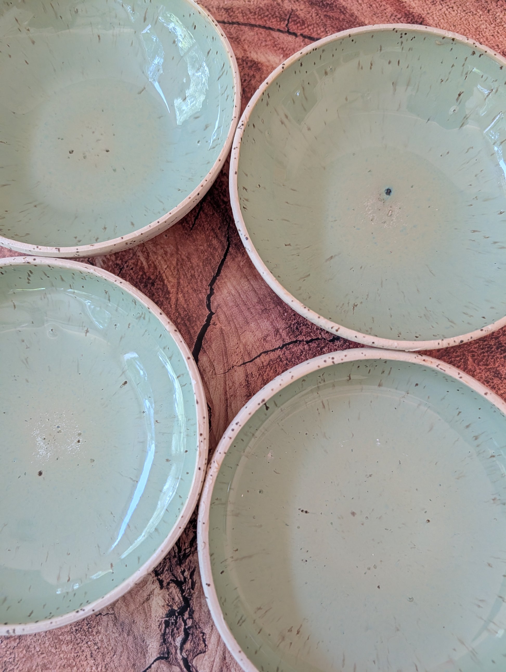 6 inch Sea Foam Plates
