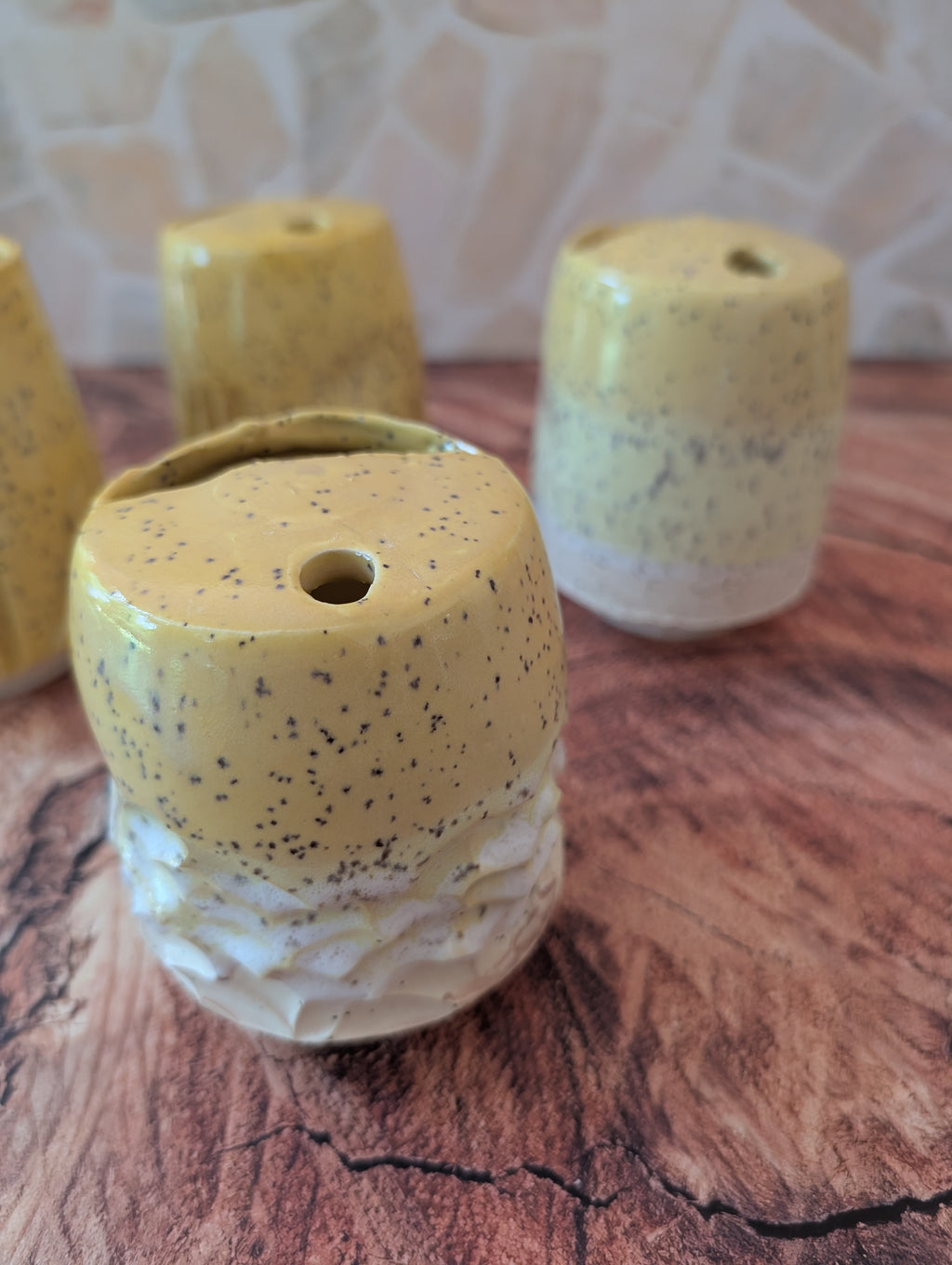 Yellow Adult "Sippy" cups