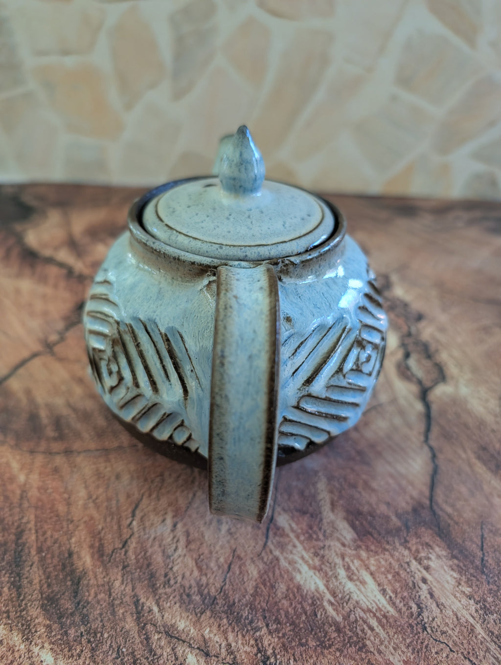 Large Earl Grey Criss Cross Tea Pot