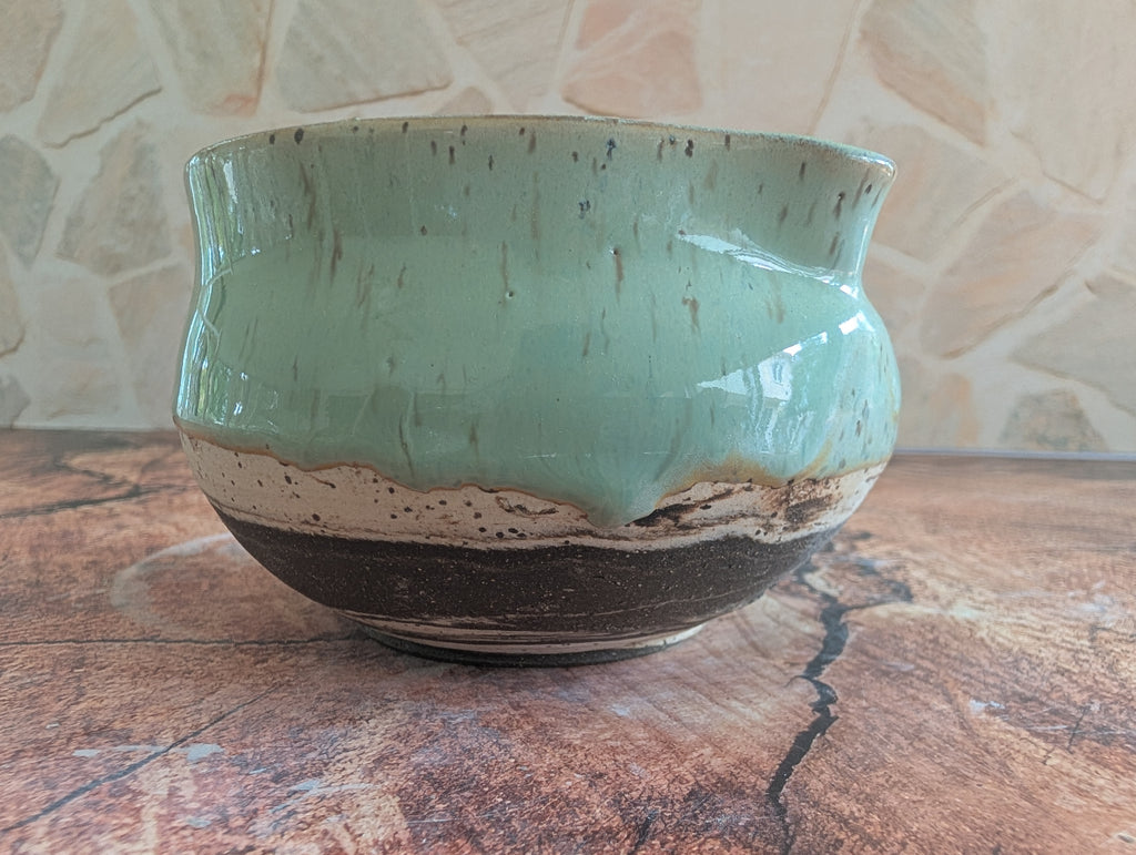 Matcha Bowl Sea Foam Wave