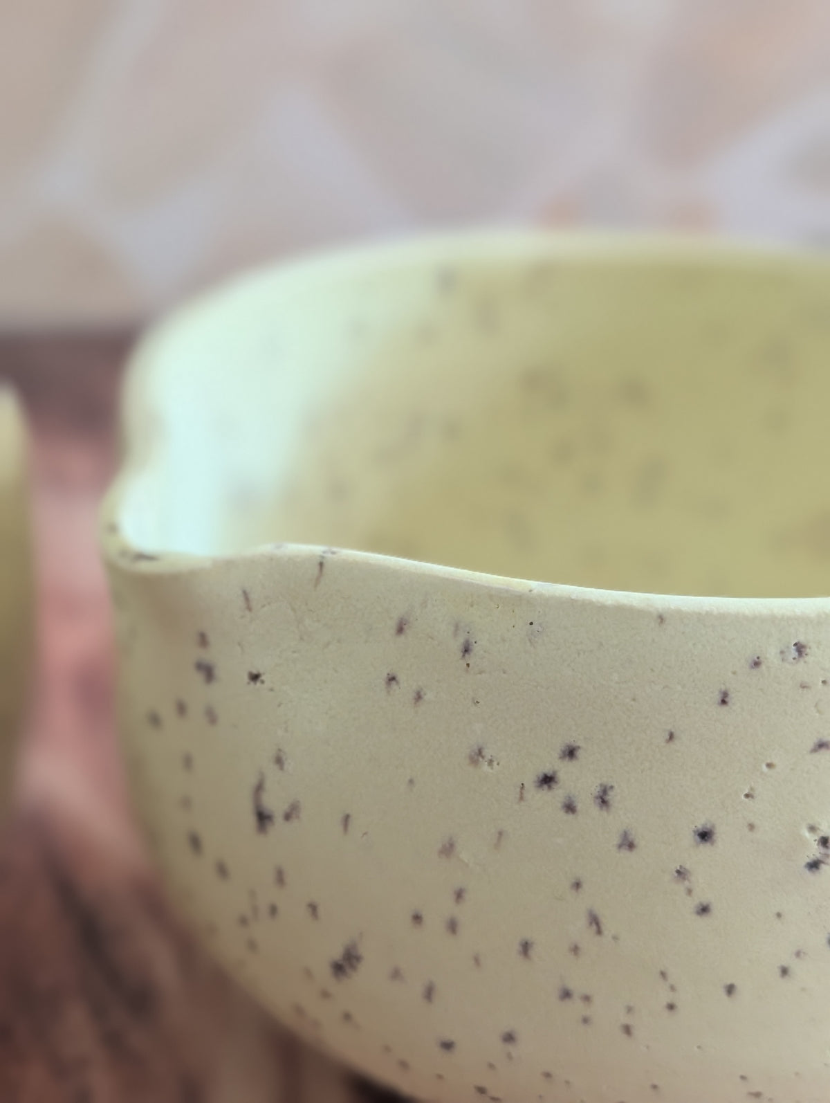 Matte Canary Matcha bowls