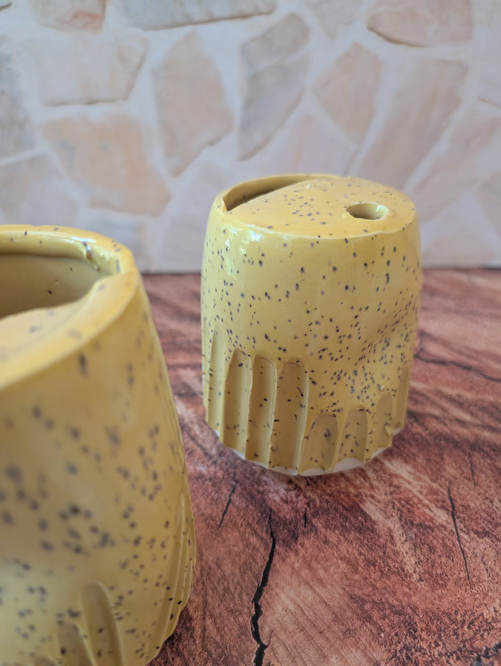 Yellow Adult "Sippy" cups