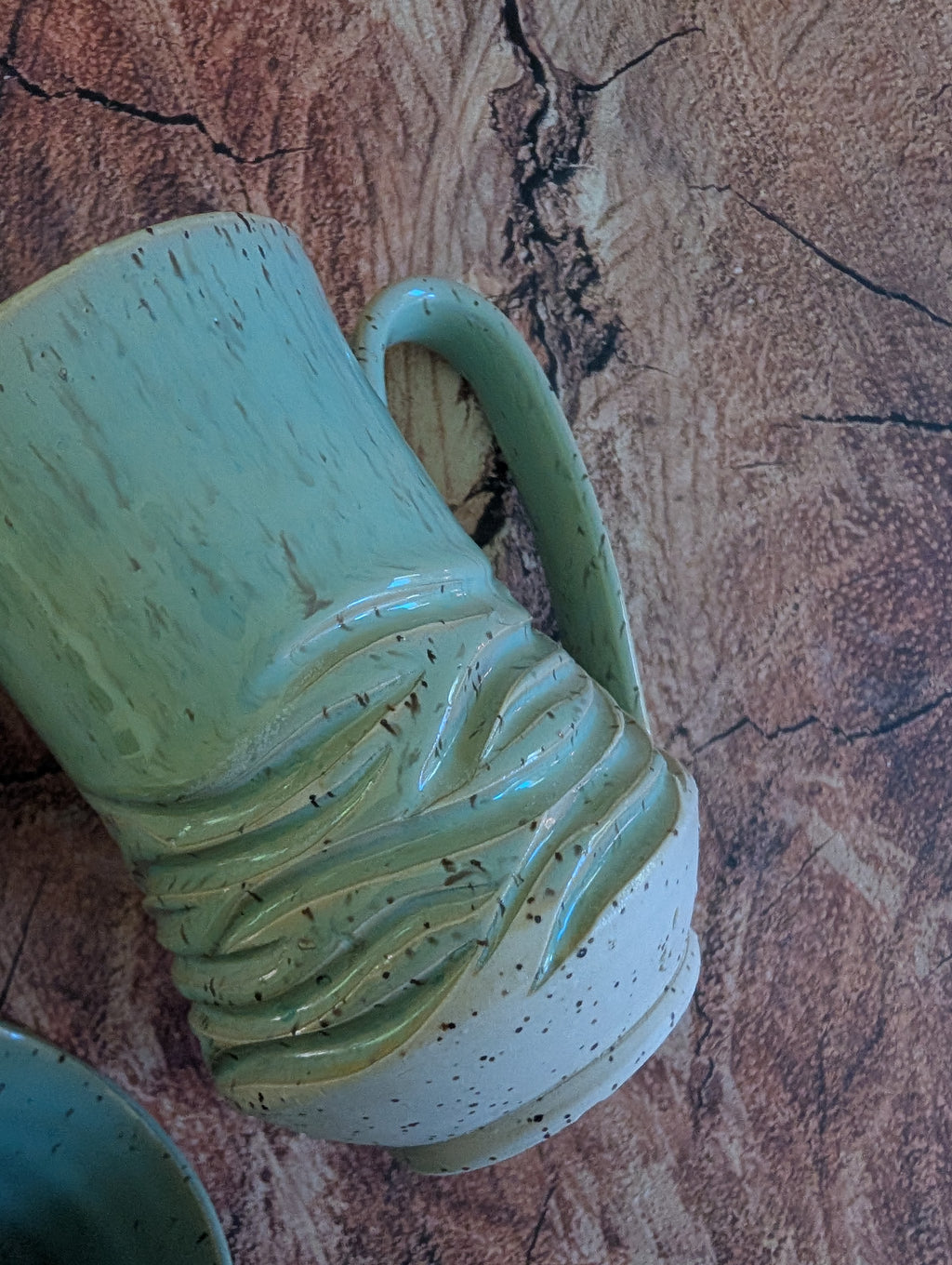 Sea Foam Tall Mugs