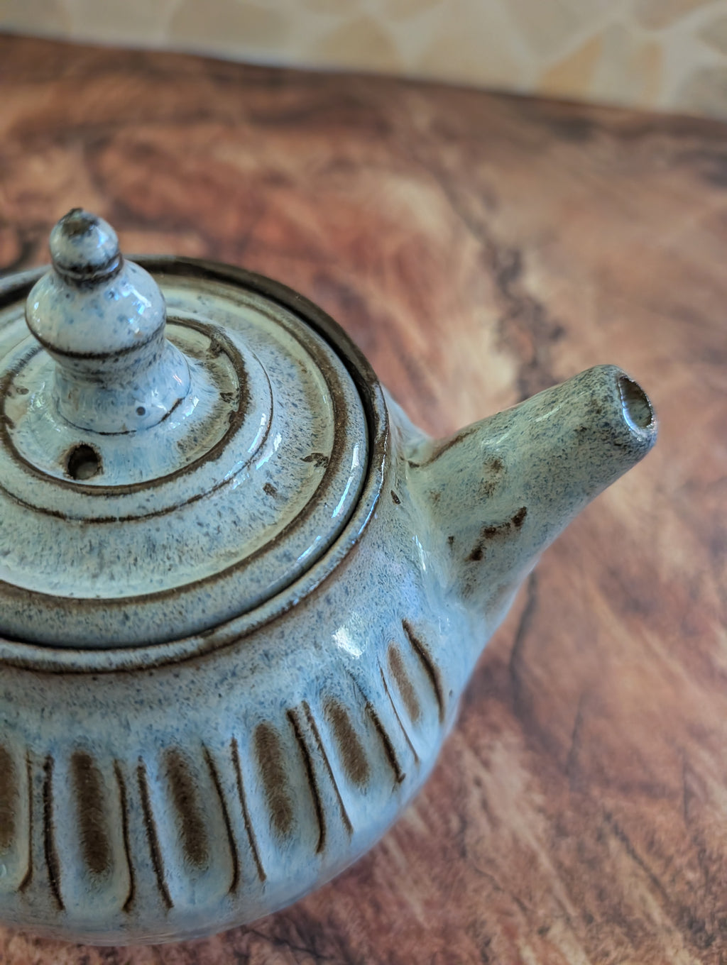 Large Earl Grey Thick Lines Tea Pot