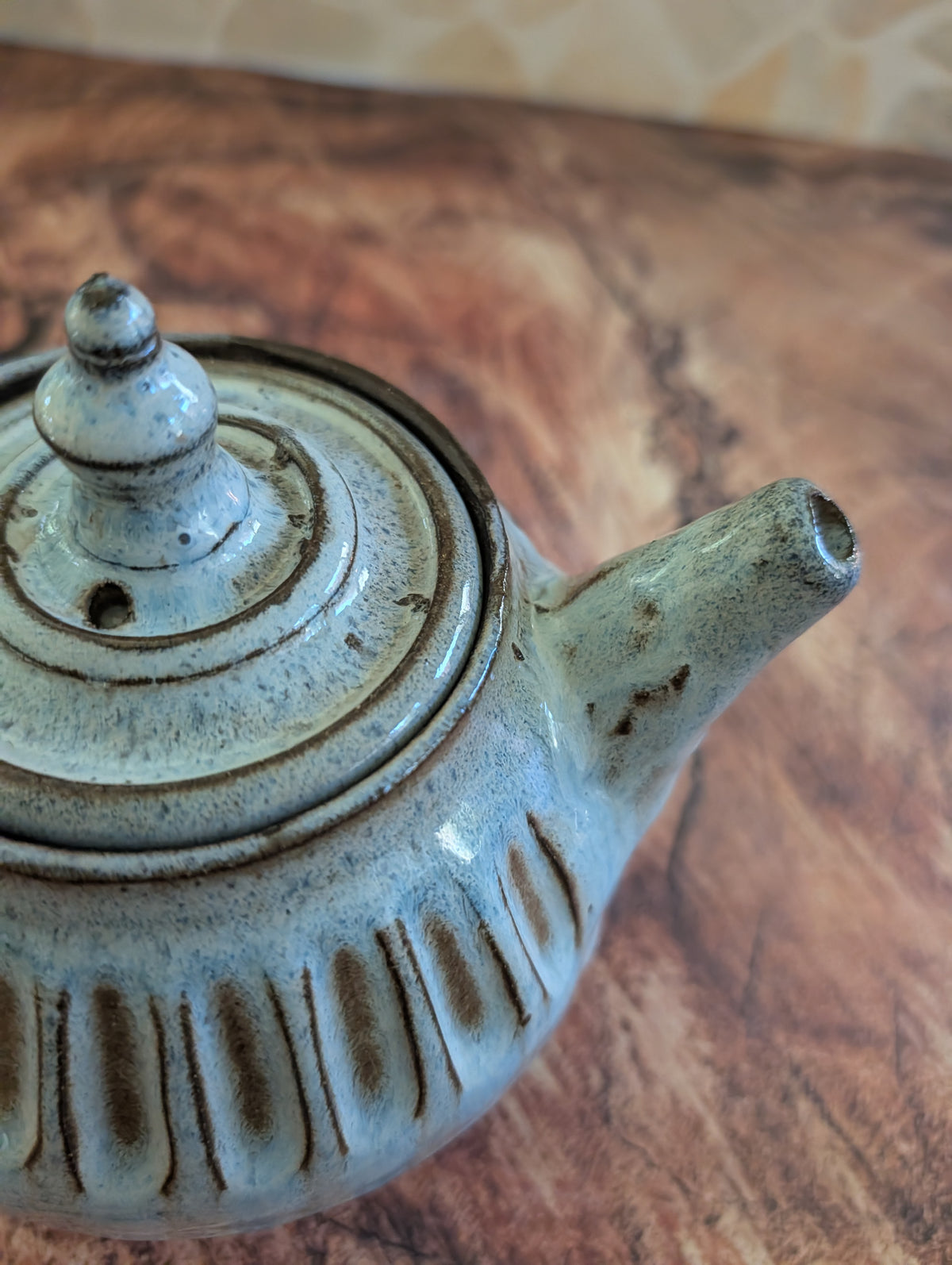 Large Earl Grey Thick Lines Tea Pot