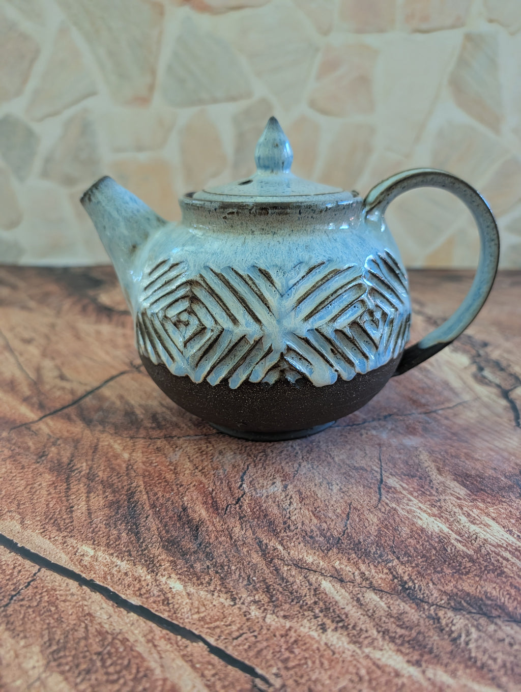 Large Earl Grey Criss Cross Tea Pot