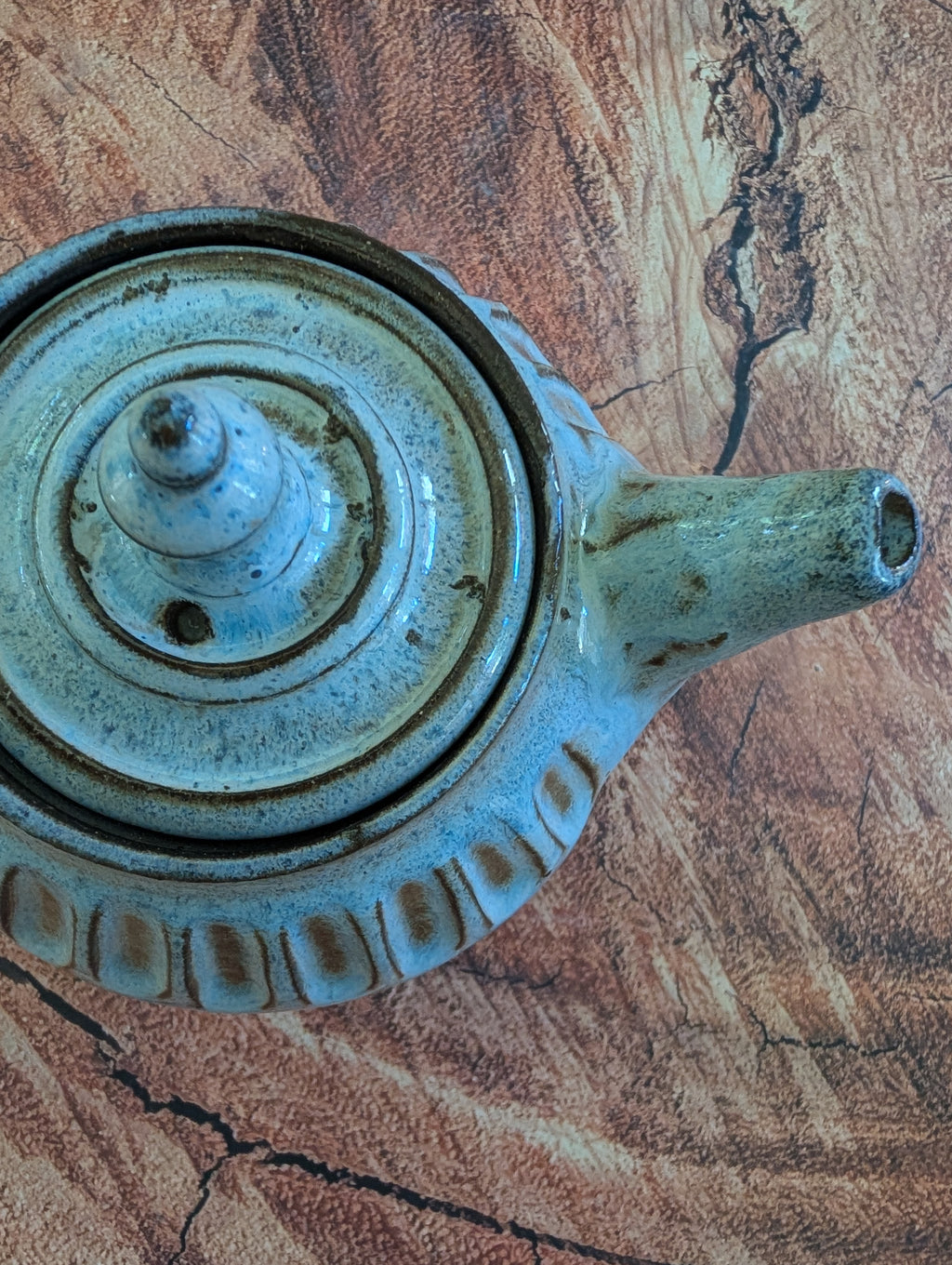 Large Earl Grey Thick Lines Tea Pot