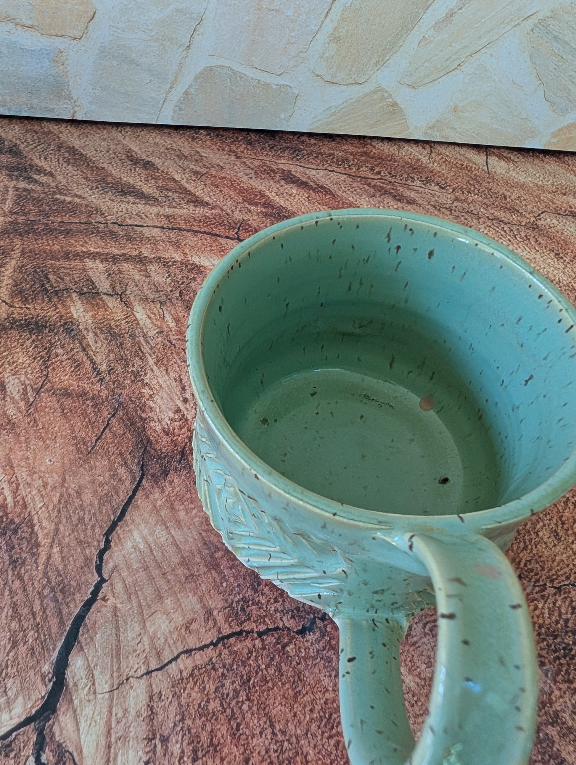 Sea Foam diamond Wide Mouth Mug