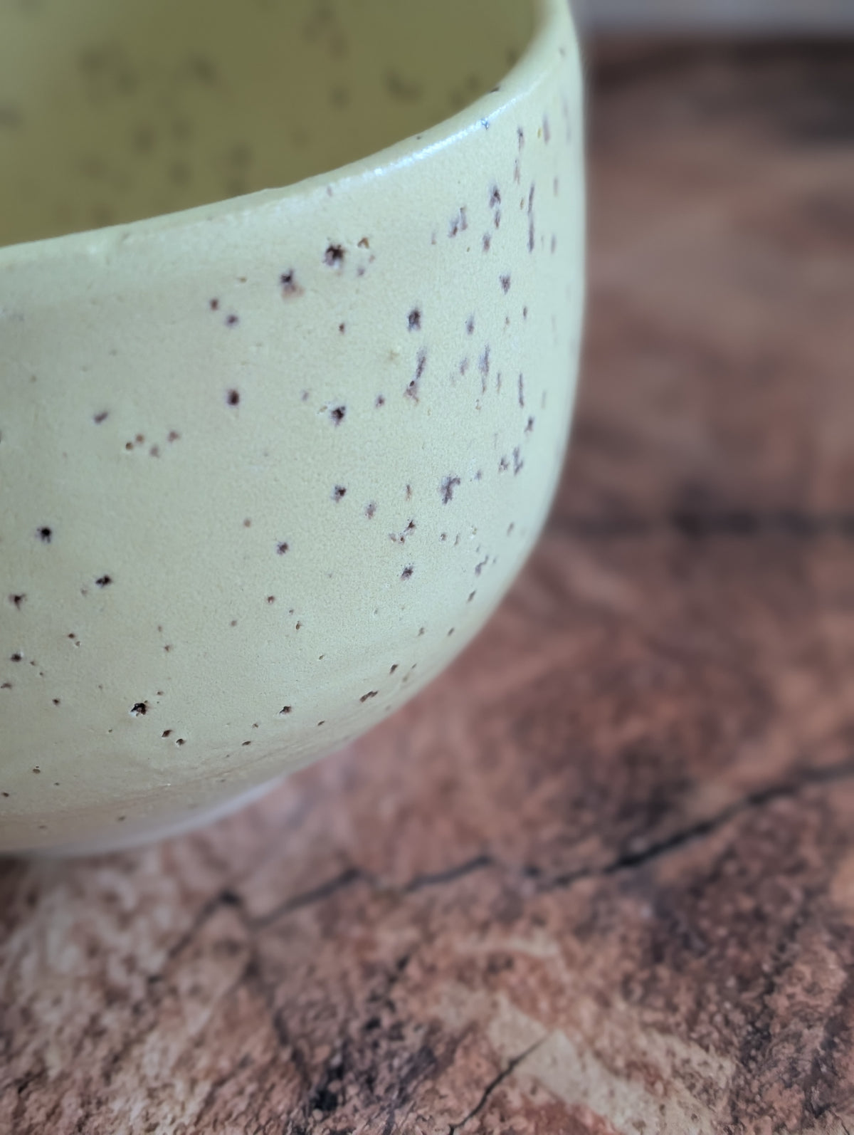 Matte Canary Matcha bowls