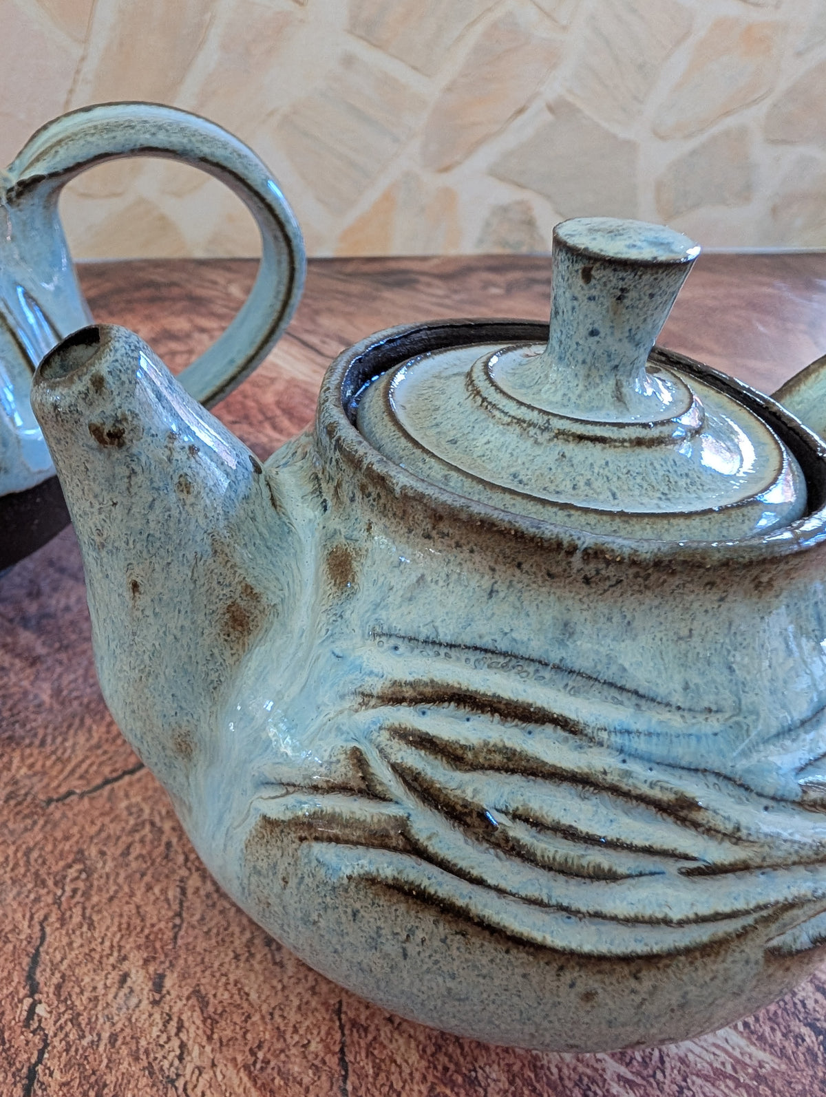 Small Earl Grey Wave Tea Pot