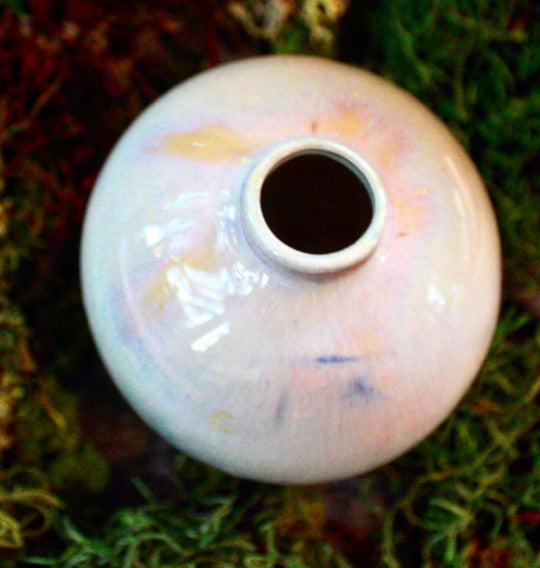 Over the Rainbow Porcelain Vessel #1