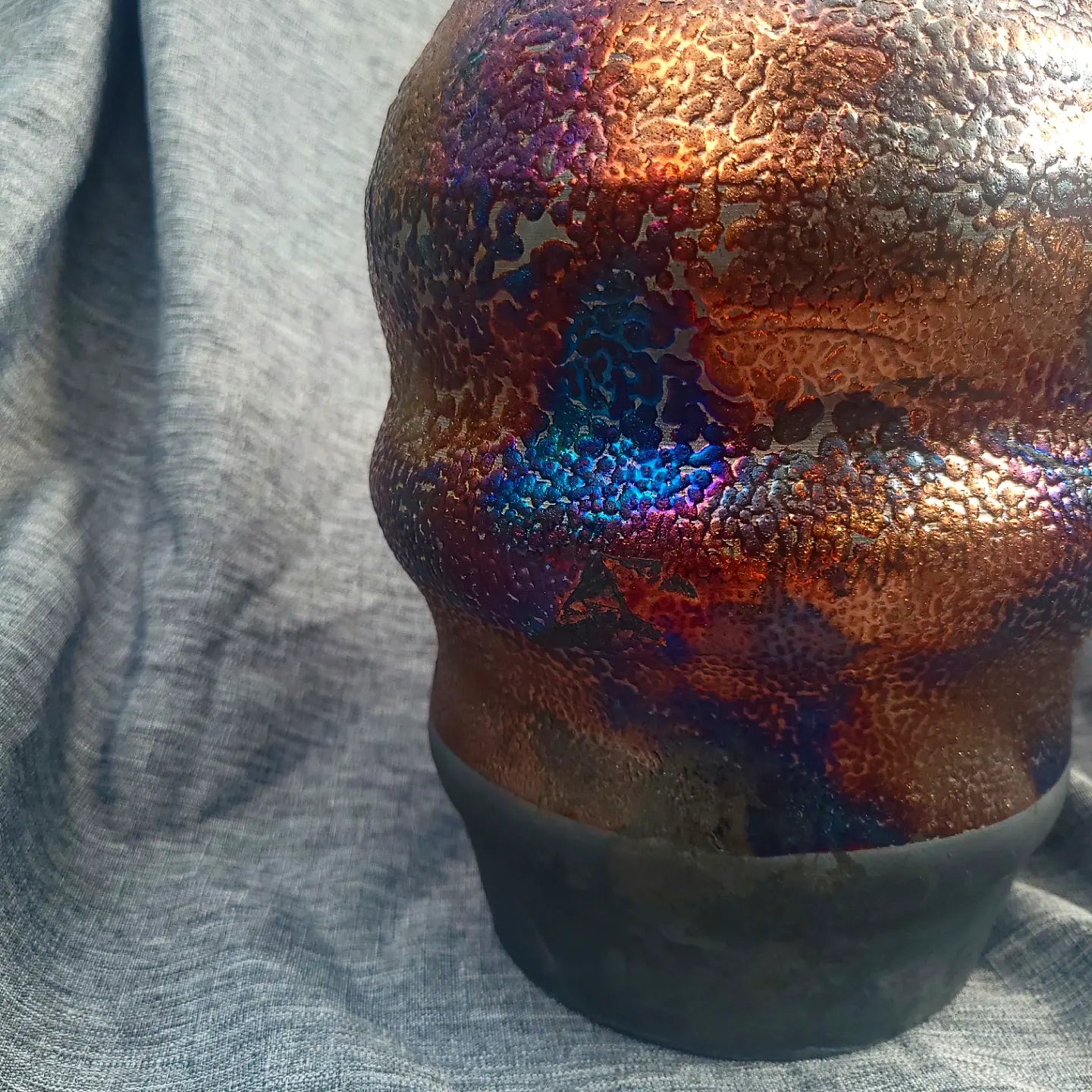 Mother of Dragons Raku Fired Vessel